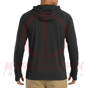 เสื้อฮู้ดดี้ลายพรางพิมพ์ลายดิจิตอลตามสั่งสำหรับผู้ชาย ขายส่งเสื้อผ้าตกปลาแบบซับลิเมชั่น เสื้อฮู้ดดี้ผู้ชาย MOQ ต่ำ - Product Image 2