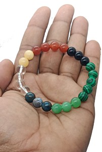 High quality Seven chakra Crystal Gemstone <b>Bead</b> <b>Bracelet</b> Fashion Charm Jewelry for Men Women for Energy Meditation Gift - Product Image 3