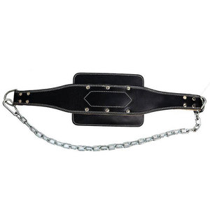 Cinturón de Cuero con Cadena Metálica Ajustable para Boxeo, Equipo de Protección, Cierre de Hebilla de Color Sólido para Hombre Adulto - Product Image 2