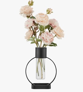 Elegant Metal Table Vase Handmade Floral Display Vase for Dining Table and <b>Shelf</b> Decor At Best Price - Product Image 5