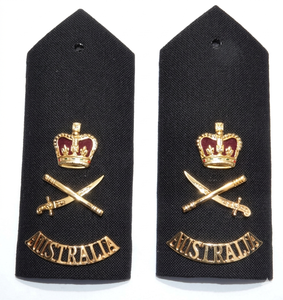Epaulettes de hombro hechos a mano de primera calidad con insignia metálica para uniformes de Australia - Product Image 6