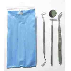 Kit de Examen Dental al por Mayor, 6 Piezas, Kit de Higiene Básica, Pinzas, Espejo, Explorador, Herramienta de Limpieza, Shuja Surgico - Product Image 4