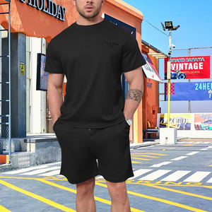 Conjunto de Pantalones Cortos Deportivos de Verano para Hombre, Diseño Personalizado Informal, 2 Piezas, Ropa Deportiva para Correr, Gimnasio, Traje Deportivo, Ropa de Verano - Product Image 6