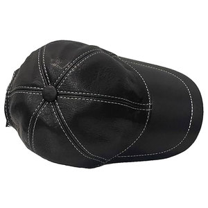 Casquette en cuir de mouton de haute qualité, modèle 2026, personnalisable, sportive, respirante, imperméable, unisexe, ajustable et confortable - Product Image 3