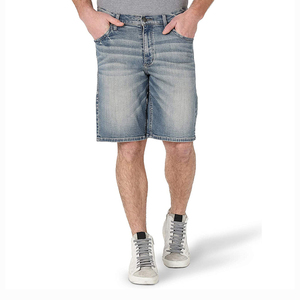 Pantalones Cortos Cargo de Camuflaje, Pantalones Cortos de Mezclilla Camuflaje, Pantalones Cortos Cargo Tácticos, Jorts de Mezclilla para Hombre en Azul Claro, Corte Clásico - Product Image 1