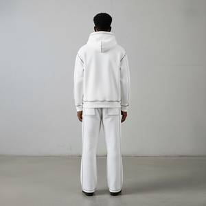 Conjuntos Deportivos Personalizados con Sudadera Holgada y Pantalones Deportivos Anchos, Conjunto de 2 Piezas, Algodón de Peso Medio, Ropa Urbana de Alta Calidad para Hombre - Product Image 2