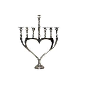 Porte-bougie moderne en aluminium au design unique, support décoratif pour bougies pour la décoration intérieure - Product Image 1