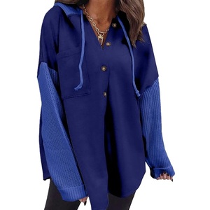 Sudadera con capucha para mujer, personalizada, 100% algodón piqué, 220 GSM, manga corta, color liso, con bordado en el pecho, proveedor informal de Bangladesh - Product Image 1