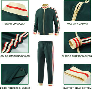 Ensemble de survêtement streetwear imprimé tendance pour homme, idéal pour l'extérieur, 100 % coton, respirant et à séchage rapide - Product Image 3