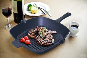 Premium Granite Coated Non Stick Grill <b>Pan</b> For Healthy Cooking And Hassle Free Food Release - Product Image 6