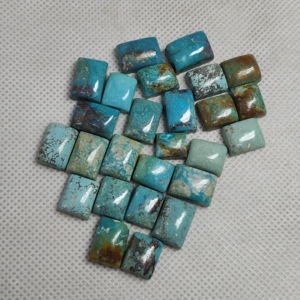 Turquesa Natural Octogonal Cabujón, Gema Suelta, Piedra Geométrica para Joyería, Suministro al por Mayor Brandon Jewel Infotech TQ-OCT-CAB-FS - Product Image 2