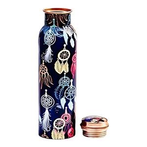 ขวดน้ำดื่มโลหะทองแดงขนาด 1 ลิตร ดีไซน์สวย เหมาะสำหรับใช้ในออฟฟิศ การเดินทาง ฟิตเนส และที่บ้าน มีหลายขนาดให้เลือก - Product Image 2