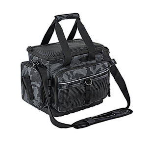 Sac de pêche grand format résistant, sacoche bandoulière pour leurres et matériel de pêche avec compartiments de rangement - Product Image 1