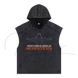 Sudaderas sin mangas para hombre al por mayor, sudaderas personalizadas para gimnasio, sudaderas de entrenamiento para hombre, ropa de gimnasio, sudaderas personalizadas de moda para hombre - Product Image 1