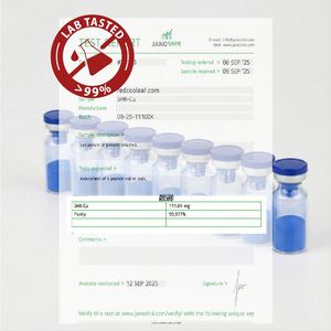 Péptidos de Cobre Azul GHK de Alta Pureza, Viales de 200 mg, Polvo a Granel para Formulación Cosmética, Reafirmante Corporal, Envío Seguro - Product Image 2