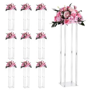 Set di 10 Supporti per Fiori in Acrilico Alti 31,5 Pollici per Matrimoni ed Eventi - Product Image 1