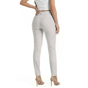 Pantalones Chino para Mujer de Estilo Contemporáneo, Diseño Elegante, Corte Regular Premium, Alta Comodidad, Duraderos, Tallas Grandes, Formales - Product Image 4