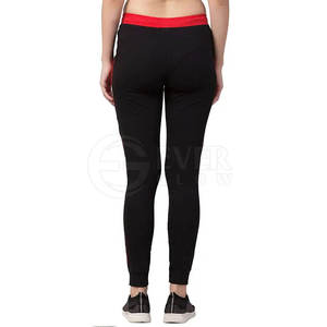 EVER GLOW Pantalon de survêtement unisexe, coupe droite, couleur unie, 100% coton, respirant, imperméable, avec cordon de serrage - Product Image 3