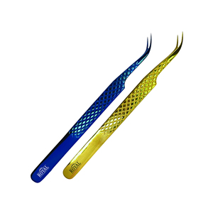 Pinzas para Pestañas de Acero Inoxidable Modernas, Pinzas para Extensión de Pestañas con Punta Puntiaguda, Duraderas, Precisión, Calidad Premium - Product Image 1
