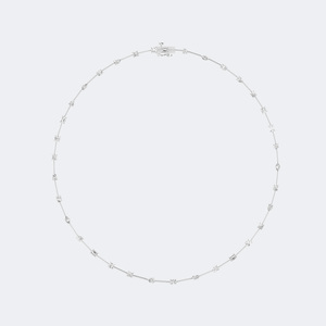 Collar de Lujo con Diamante Cultivado en Laboratorio de Color E de 5.50CTW, Chapado en Oro de 14K, Corte Mixto, Engastado en Bisel, Certificado IGI - Product Image 5