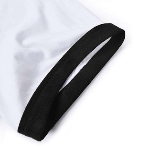 T-shirt formel uni et abordable 100 % coton pour homme à manches courtes et col rond, avec design personnalisé, anti-boulochage, coupe ample - Product Image 6