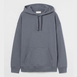 OEM High Quality No <b>String</b> Heavyweight Cotton Hoodies Pullover Customized Plain <b>Black</b> Cut and Sew Hoodie With Custom Logo - Product Image 1