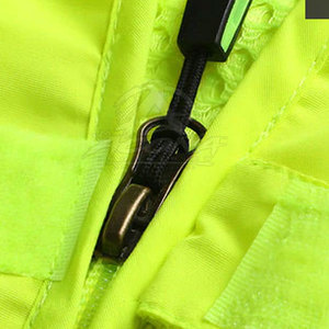 Chaleco de Trabajo Resistente, Transpirable, de Secado Rápido, Talla Grande, Construcción Robusta, Múltiples Compartimentos de Almacenamiento, Poliéster, Alta Visibilidad - Product Image 5