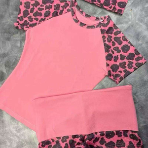 Conjunto de 2 Piezas para Mujer, Estilo Y2K, Verano, Estampado de Leopardo, Bloques de Color, Manga Corta, Pantalones Cortos con Cintura Plegable, Ropa Informal, Personalizado por el Fabricante - Product Image 5