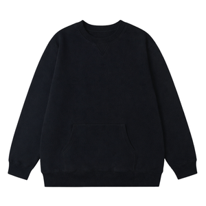 Pull en tricot standard chaud et respirant, texture douce, manches longues, streetwear décontracté d'hiver, logo frontal - Product Image 1