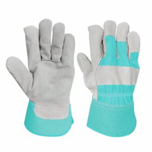 Guantes de Seguridad Industriales de Alta Resistencia, Diseño Nuevo, Cuero Vacuno, Forro de Algodón, Protección para Manos y Cuerpo, Puño Reforzado con Goma, Certificación CE - Product Image 3