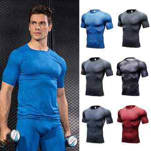 Camiseta Deportiva de Compresión para Hombre, Manga Larga, Secado Rápido, Transpirable, Tejido de Pana Ecológico, Camiseta de Fitness para Verano - Product Image 6