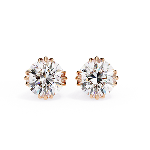 Luxury <b>Emerald</b> Cut Lab Grown Diamond <b>Stud</b> <b>Earrings</b> Premium Fine Jewelry Classic Diamond Wedding Gift - Product Image 3
