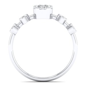 Bagues en diamant de laboratoire HPHT CVD 14 carats en or, prix de gros usine REYES, pour femmes, design classique, cadeau de mariage, bijoux fins - Product Image 4
