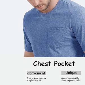 Camiseta de Hombre al por Mayor OEM, Moderna, Corte Regular, Estampada con Serigrafía, Poliéster/Algodón, Informal, Deportiva, Antiarrugas, de Secado Rápido, 200g - Product Image 4