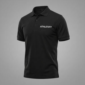 Camisa Casual de Algodón Sólido para Hombre, Manga Corta, Transpirable, Cómoda, Estilo Golf, Uniforme Corporativo, Promocional para Equipos - Product Image 1