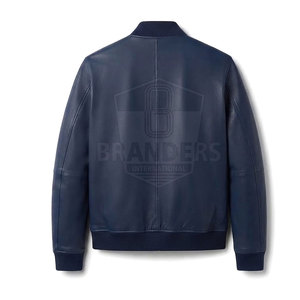 Stylish Two Piece Leather Tracksuit Featuring <b>Zip</b> Front Jacket And Matching <b>Trousers</b> For Casual Outdoor Wear - Product Image 4