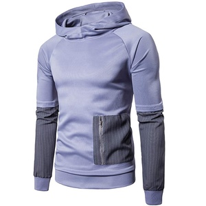 Pull-over en molleton à manches longues pour hommes, nouveau Design, sweat-shirt décontracté avec poche kangourou, - Product Image 3