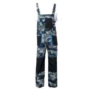 Custom Men’s Heavy Duty Bib Overalls Polycotton <b>Work</b> <b>Pants</b> Adjustable Reflective Safety Workwear Industrial Protective Clothing - Product Image 5
