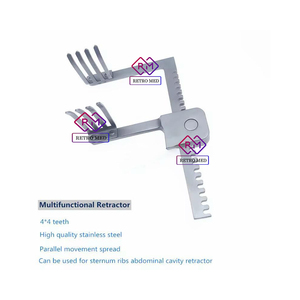 Retractor Óseo Ortopédico, Retractor de Costillas de 4 Puntas, Distractor Manual Lumbar/de Costillas Multifuncional de MEDICAB INSTRUMENTS - Product Image 3
