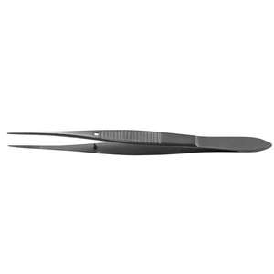 คีมจับเนื้อเยื่อสำหรับผ่าตัดตา ยี่ห้อ Premium Stevens Iris Eye Forceps รุ่นเหล็กกล้า ขนาด 1x2 ฟัน ความยาว 10.5 ซม. ได้รับมาตรฐาน CE โดย Grip Surgical - Product Image 1