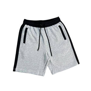 Pantalones cortos de forro polar para hombre, tela suave y transpirable, cintura elástica con cordón, bolsillo, cómodos, casuales, deportivos, para gimnasio, correr, entrenamiento. - Product Image 1