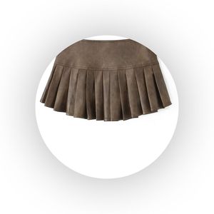 Jupe Courte Femme en Cuir Véritable Respirante Écologique Séchage Rapide Grande Taille Décontractée Tendance pour l'Extérieur – Vente en Gros - Product Image 6