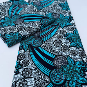 Tissu en Coton Ankara et Imprimé Wax Africain Audacieux en Gros pour la Production de Vêtements Tanzanie Afrique - Product Image 1