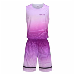 Uniforme de Baloncesto Profesional Hecho de Tela de Poliéster Ligera Diseñado para Entrenamientos y Partidos Oficiales - Product Image 1