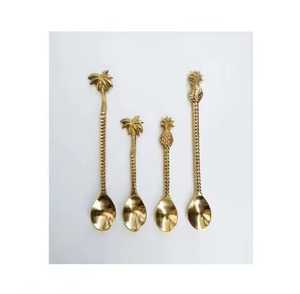 <b>High</b> Quality Metal Coffee Tea Spoon Stainless Steel Sugar Spoon Dessert Spoon <b>Kitchen</b> Dining <b>Table</b> Cutlery - Product Image 5