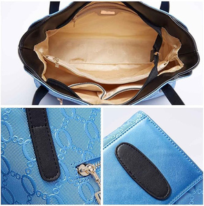 กระเป๋าถือสะพายไหล่แฟชั่นหรูหราสำหรับผู้หญิง OEM ขายส่ง กระเป๋าถือสั่งทำพิเศษ กระเป๋าโท้ทสำหรับสุภาพสตรี ทำจากหนังวัวแท้ - Product Image 4