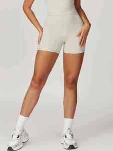 Nouveaux shorts de yoga sans couture de haute qualité pour hommes et femmes, taille haute, effet ventre plat, leggings de fitness élastiques - Product Image 1