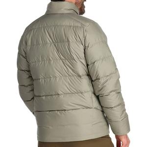 Chaqueta de invierno con capucha y cuello alto, reversible, acolchada, personalizada, con cremallera completa, estilo urbano, transpirable, impermeable, con diseño de camuflaje y patchwork. - Product Image 2