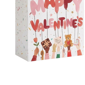 <b>Valentines</b> Theme Coated Paper <b>Gift</b> <b>Bag</b> Special Event Printing Logo for Love Occasions <b>Gift</b> Couple Paper Art Viet - Product Image 3
