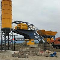 Centrale à béton mobile portable Zeyu YHZS60 60m3/h, installation facile avec système de contrôle PLC automatique pour la construction